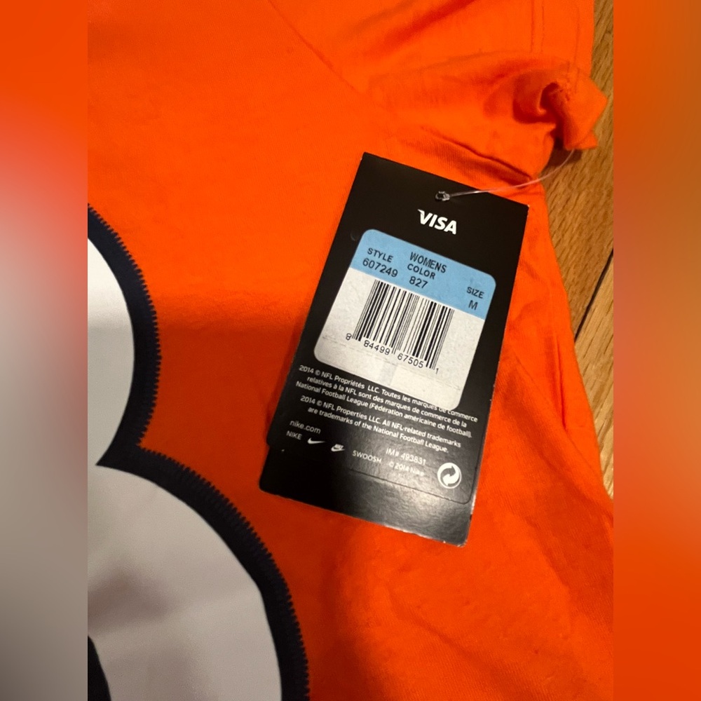 NWT - Nike NFL Denver Broncos, Peyton Manning, Women’s t-shirt, size M - Picture 5 of 8